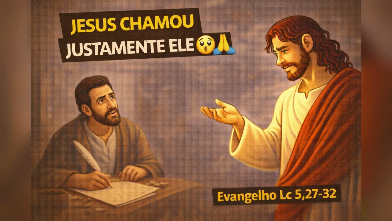 Jesus Chamou Justamente Ele 😳🙏 | Evangelho Lc 5,27-32