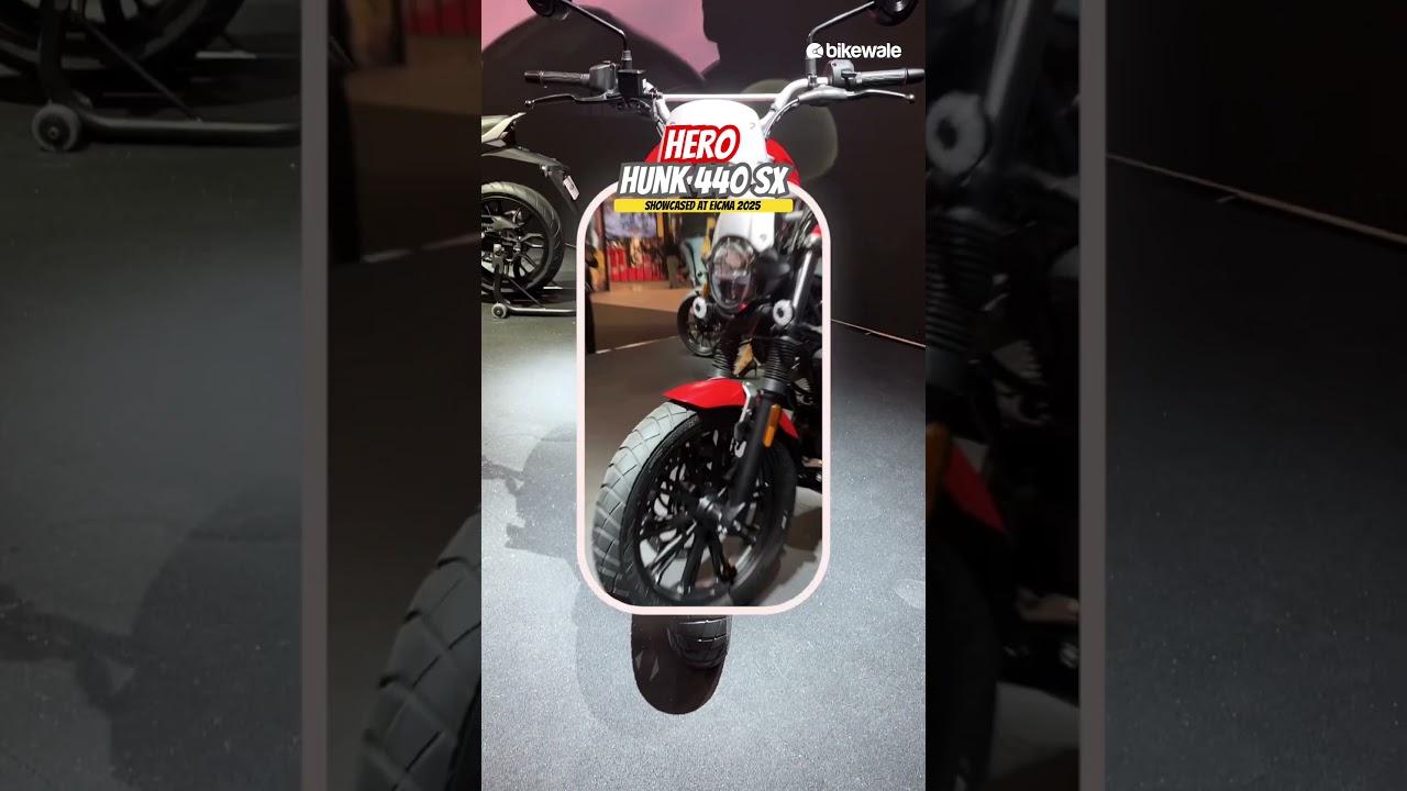Hero Hunk 440 SX I Unveiled at EICMA 2025 I BikeWale