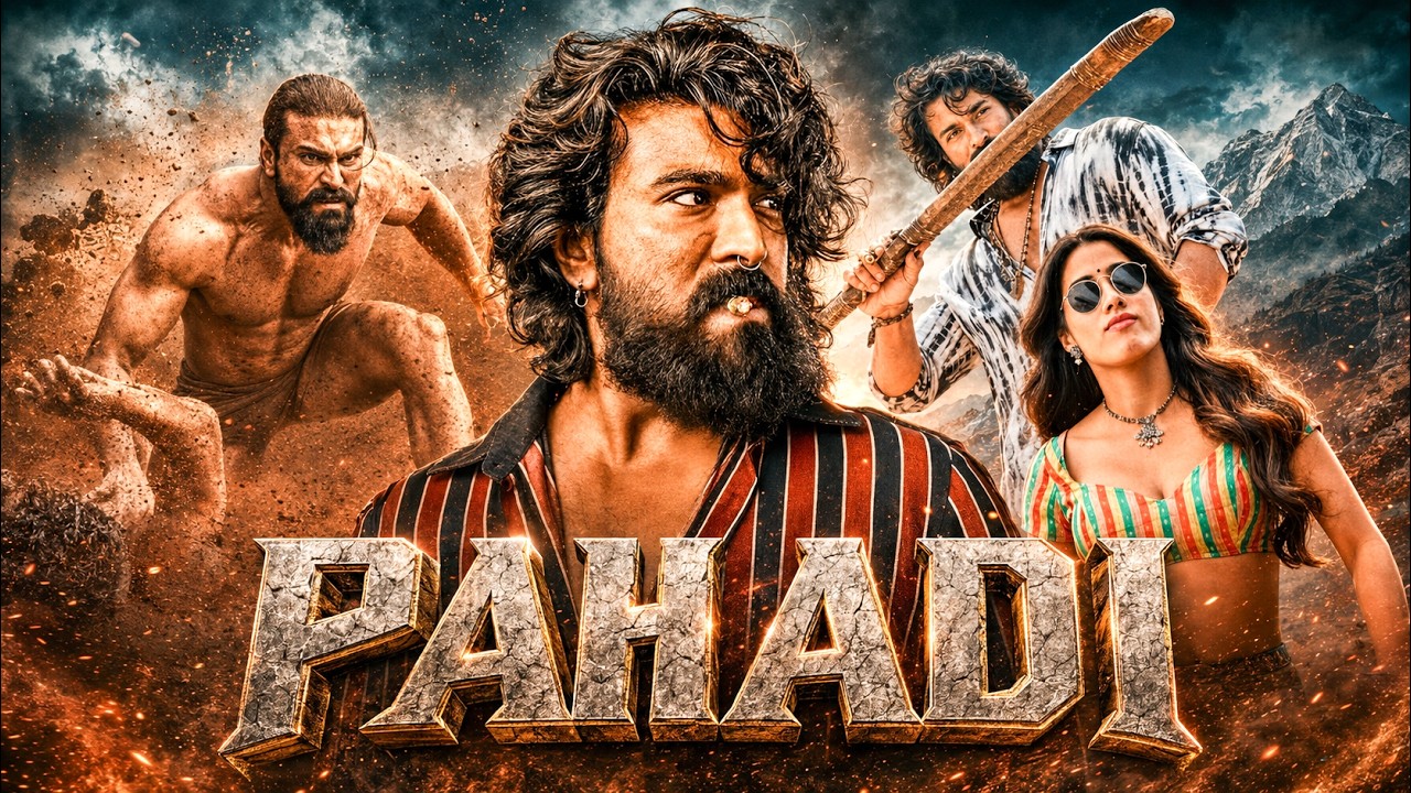 PAHADI Full Movie In Hindi (2026) | Ram Charan, Janhvi Kapoor, Shiva Rajkumar | New South Action