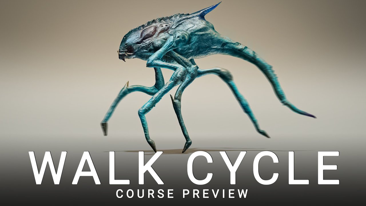 Alien Walk Cycle - Tutorial