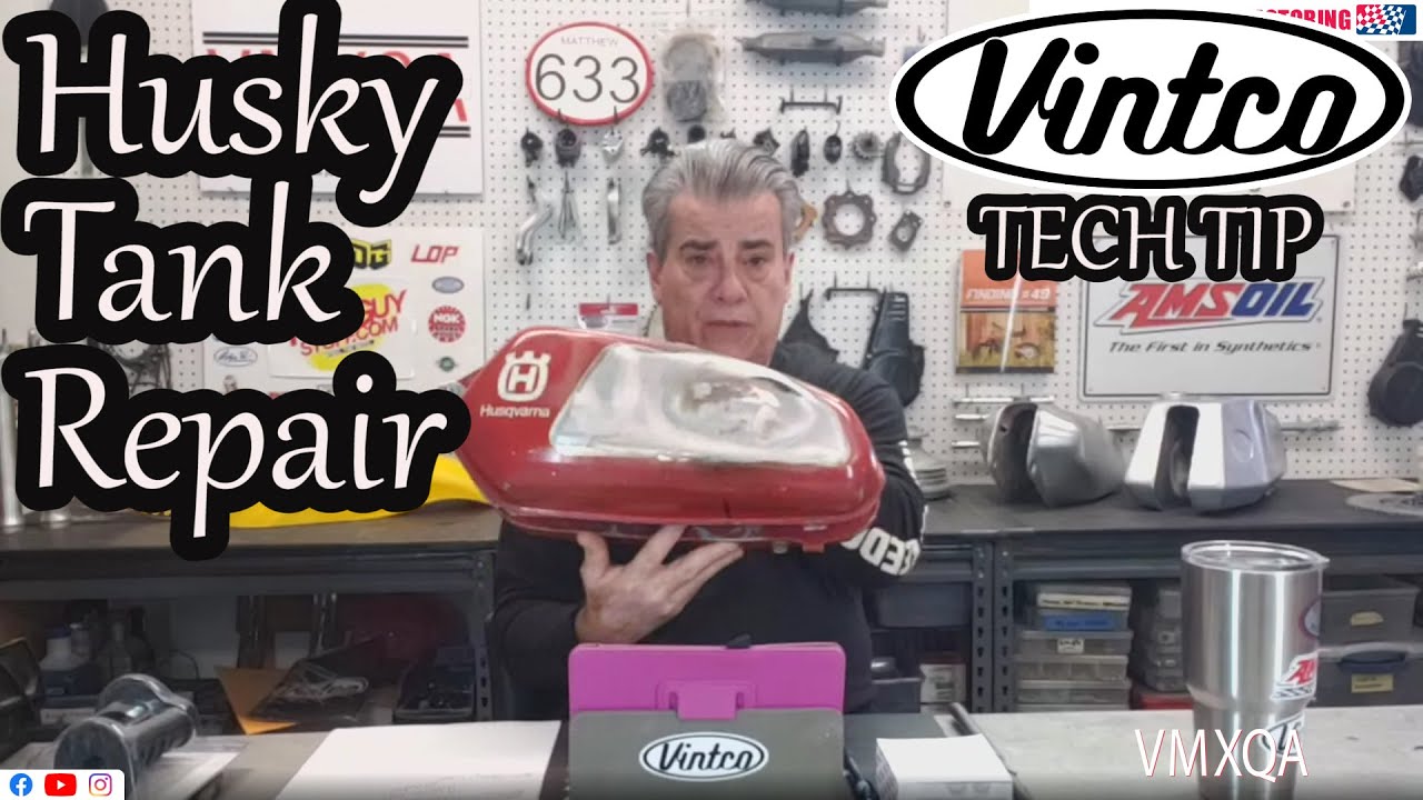 Husky Tank Repair- VintCo Vintage Dirt Bike Tech Tip