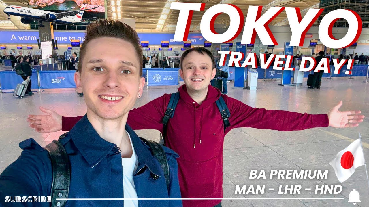 TRAVEL DAY TO TOKYO 🇯🇵 | British Airways A350 Premium Economy Experience from Heathrow to Haneda
