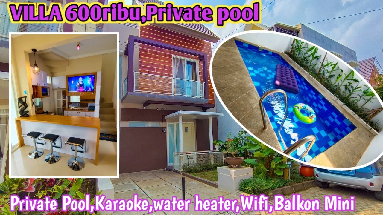 Villa Batu Private Pool // 600ribu // Rute + Riview Lengkap