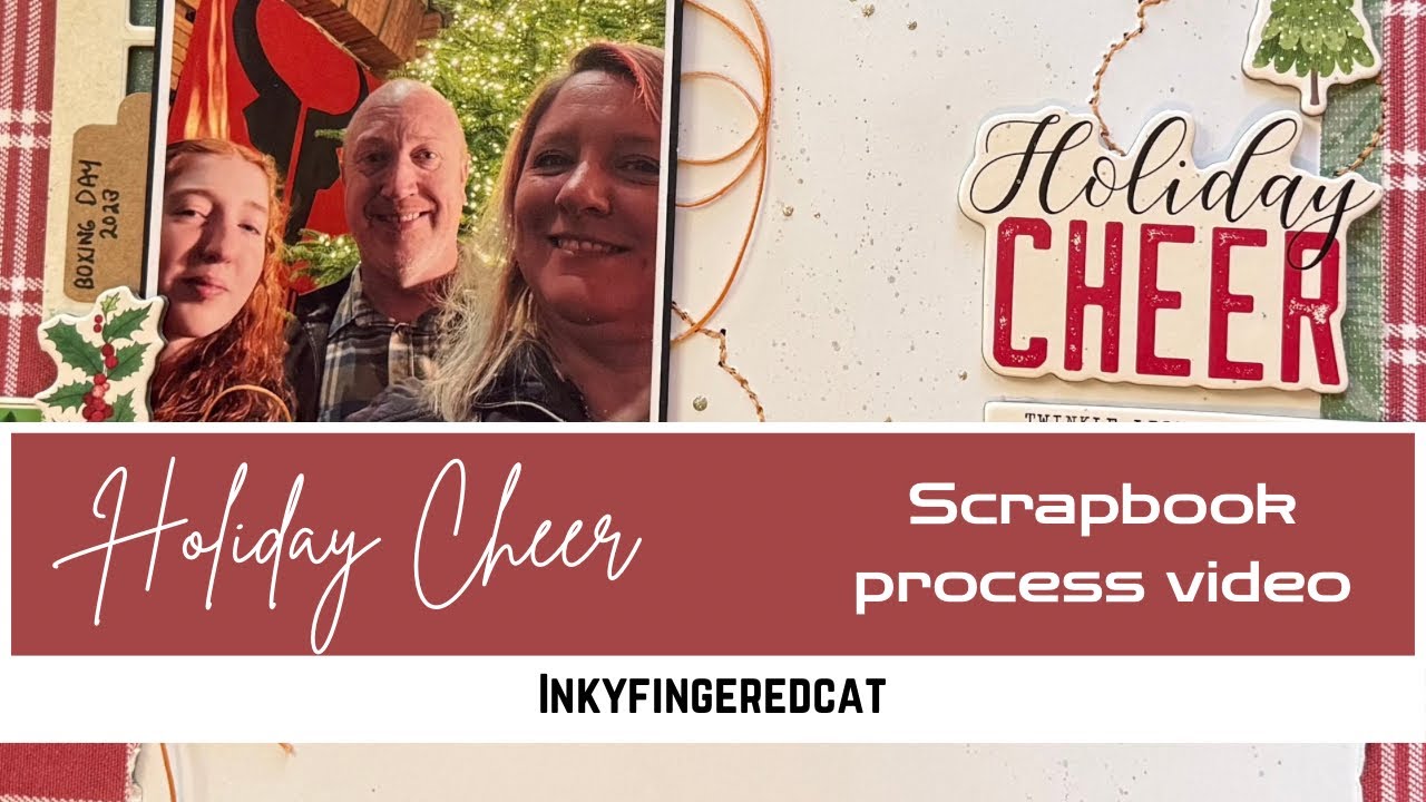 Scrappin Saturday - Holiday Cheer - page kit from Hey Little Magpie designed by @SarahDavies1 