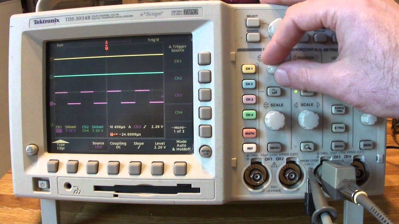 Faulty TDS3034B with single probe