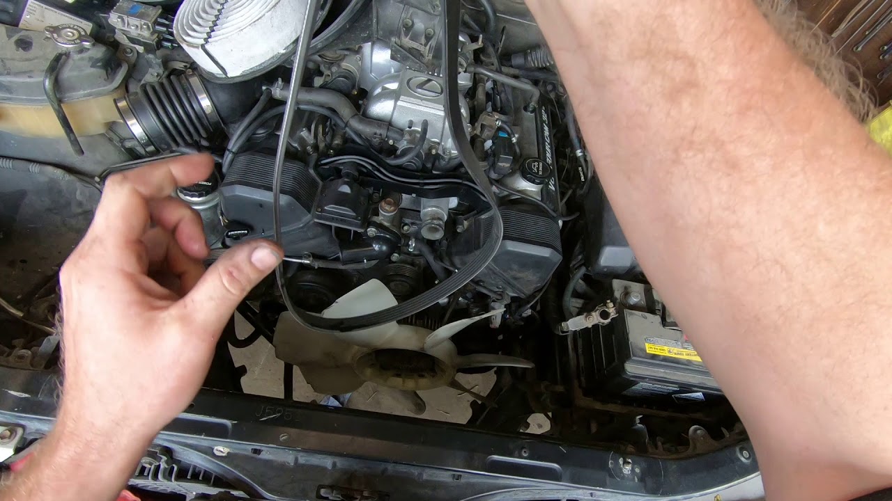 LS400 Fitting Fanbelt