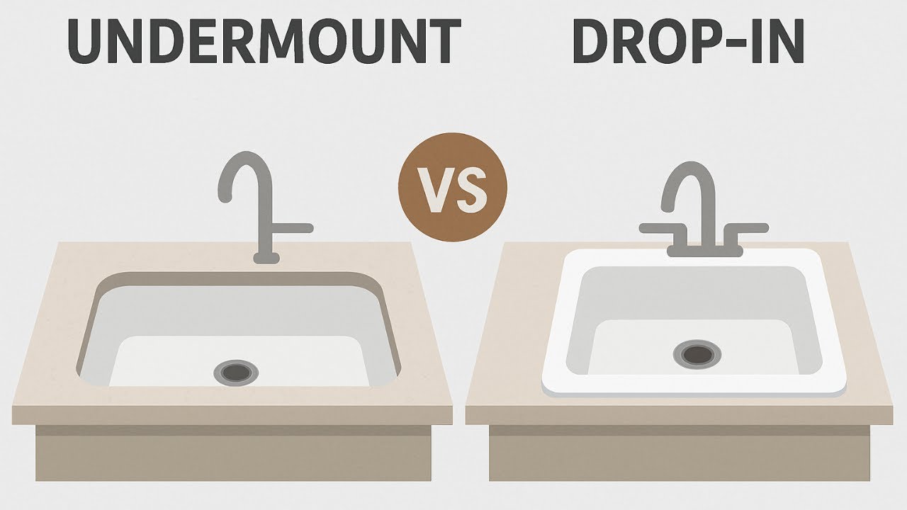 Undermount vs Drop-In Sinks: The Mistake Almost Everyone Makes