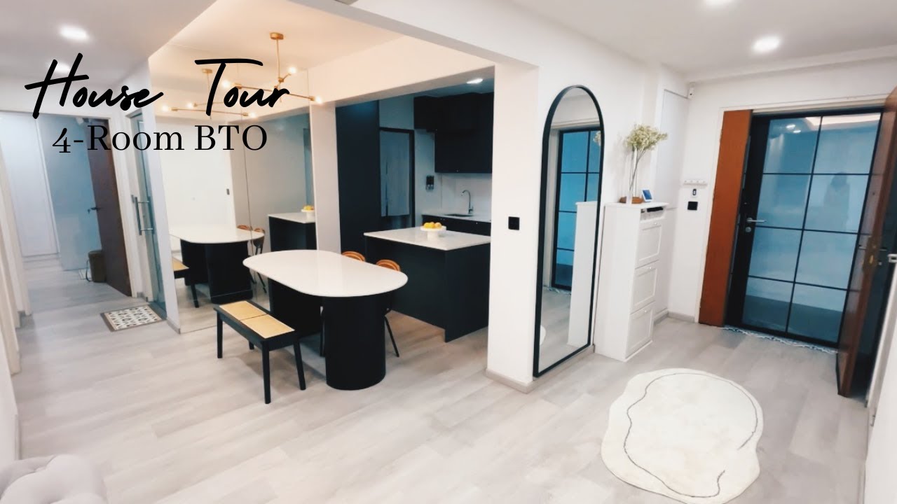 4 Room BTO Updated Tour | $25k Renovation