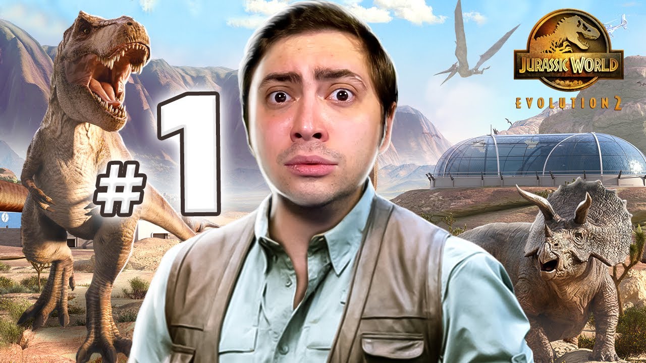 alanzoka jogando Jurassic World Evolution 2 - Parte #1