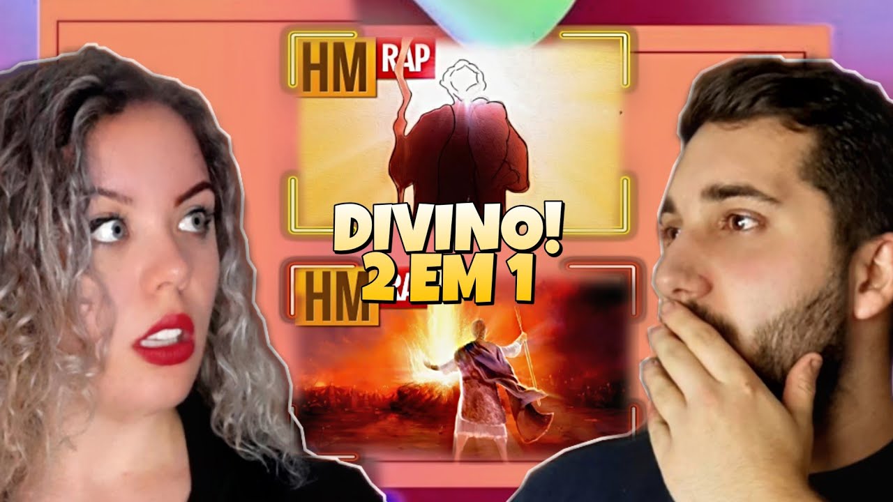 REACT|2 EM 1|Rap de Moisés- O PRÍNCIPE DO EGITO e Rap do Elias-SÓ O SENHOR É DEUS| Henrique Mendonça