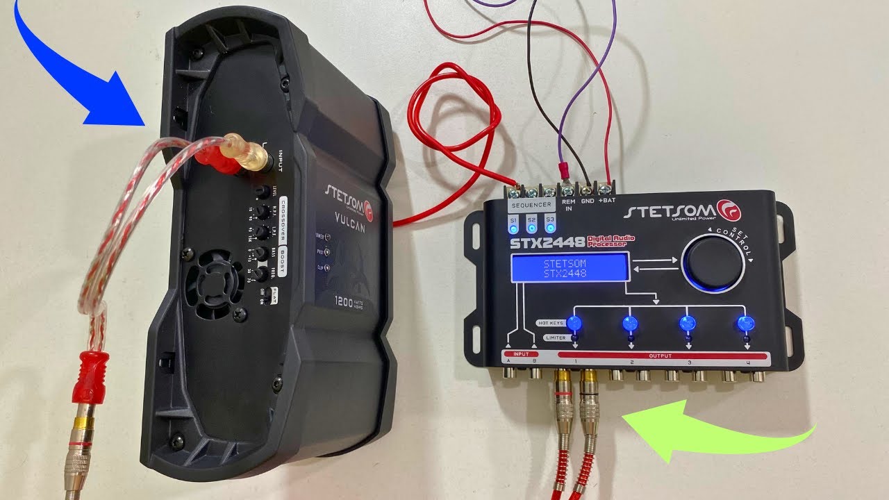 💡Como instalar um Processador de &Aacute;udio - configura&ccedil;&atilde;o de entrada de sinal de audio