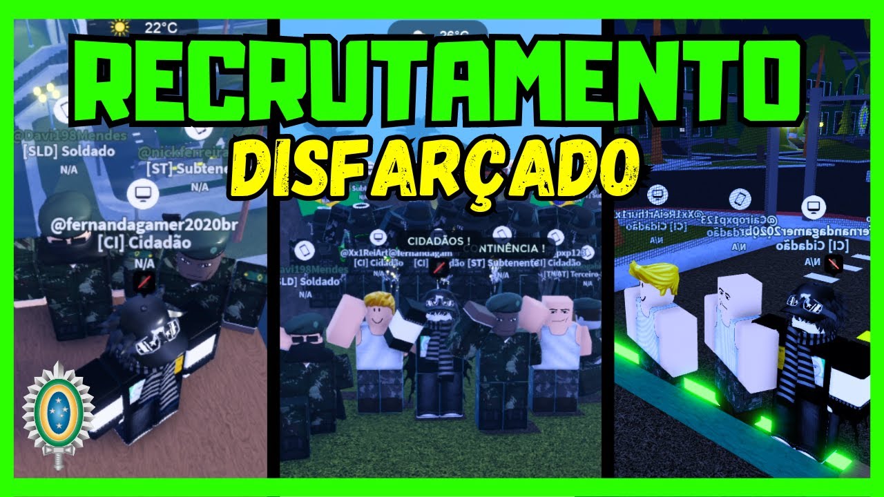 Roblox | ME DISFARCEI DE CIDADÃO e FUI RECRUTADO no EXÉRCITO! (E.B do TEVEZ)