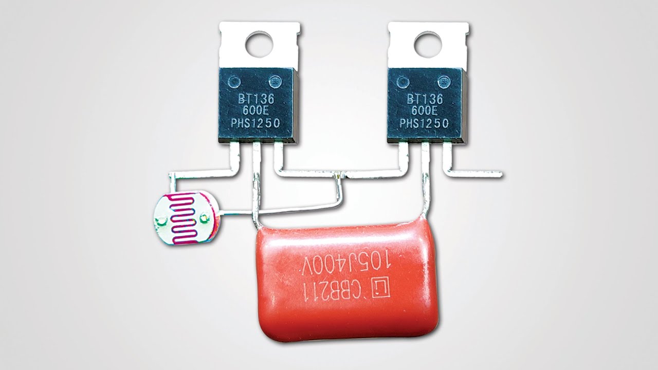 Top 3 Electronics Project With BT136 Triac