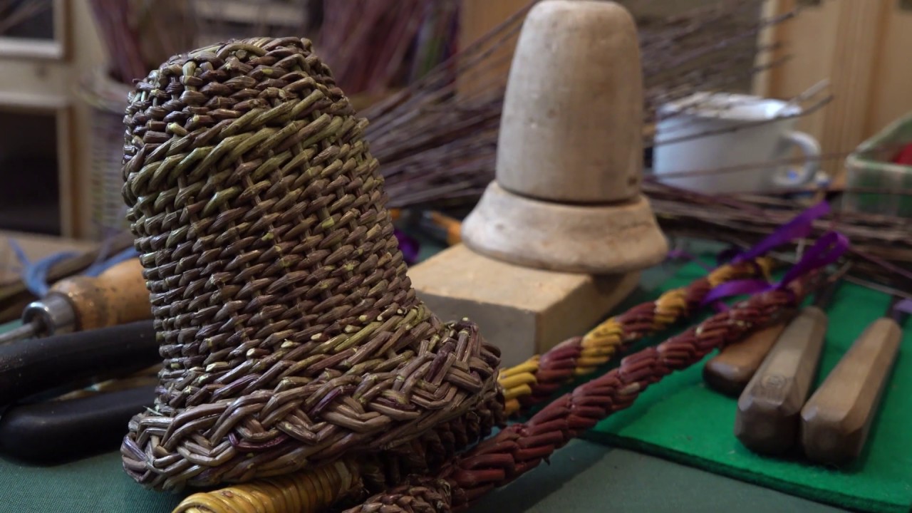 Pletení z proutí - zvonek / Wicker Bell Making