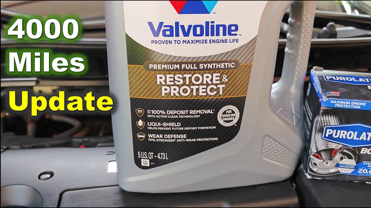 4000 Miles of Valvoline Restore and Protect Oil STOPS Oil Consumption Issue!