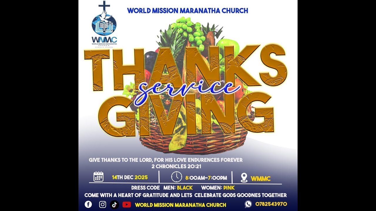 SUNDAY - THANKS  GIVING 2025  /  2 CHRONICLES 20:21 - PSALMS 103:2       PSALMS 100:4