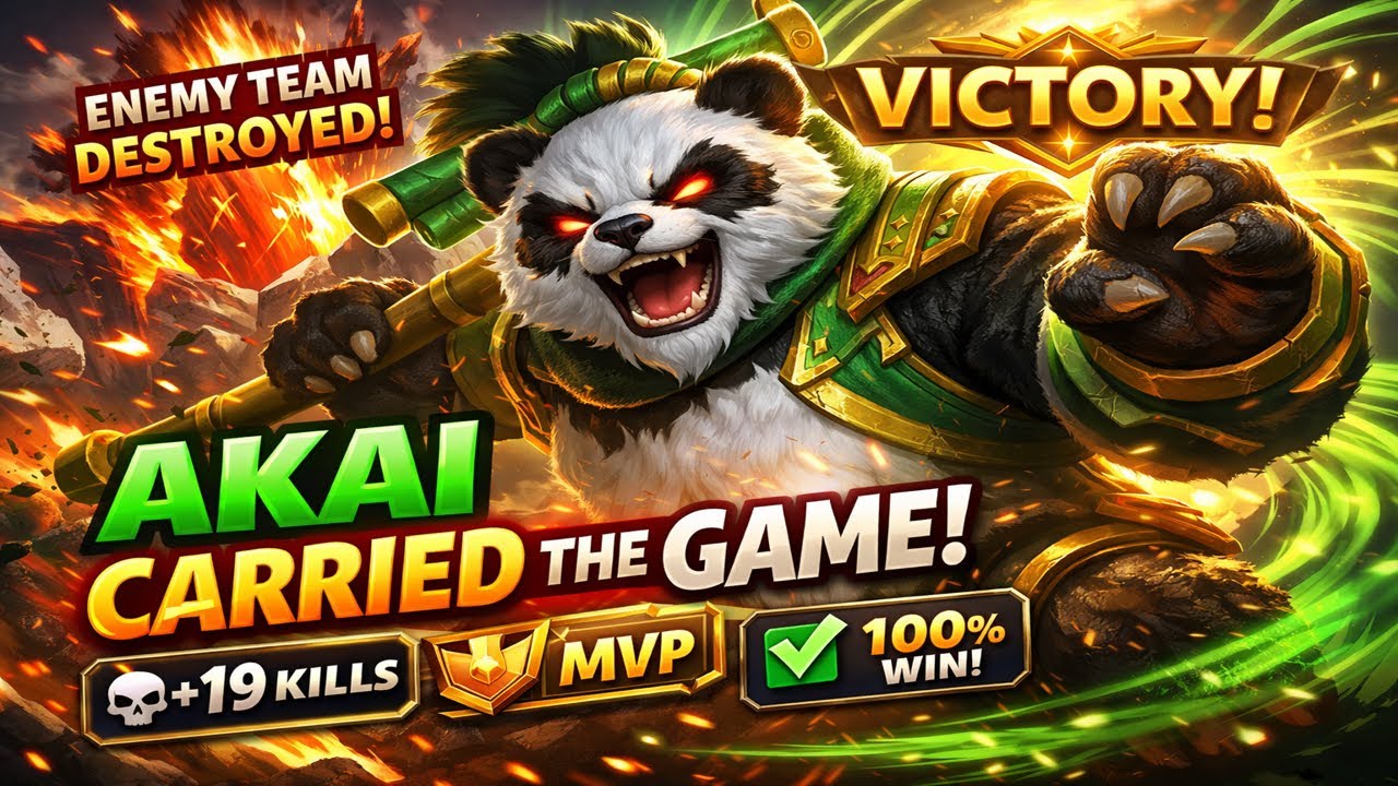 I Picked Akai and We COULDN’T LOSE 😱 Mobile Legends 
