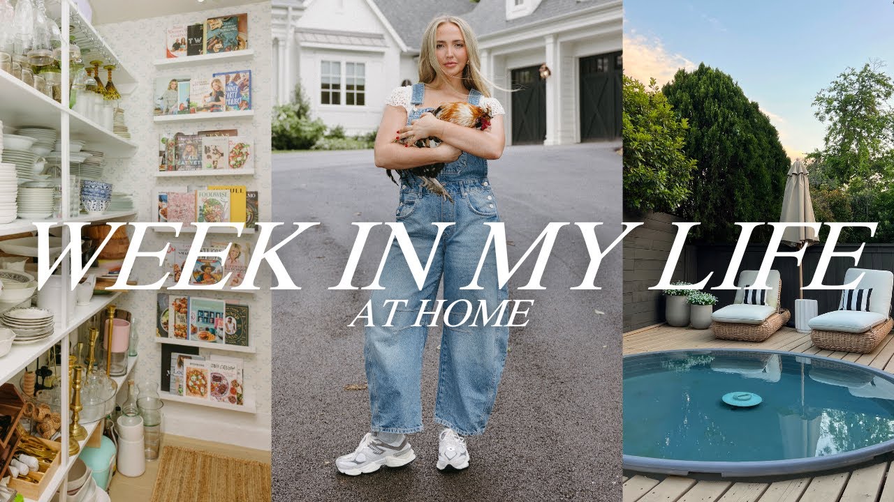 WEEK IN MY LIFE AT HOME (1 hr long) 🏡🛁 in my routine, home decor, amazon home finds, 5k training