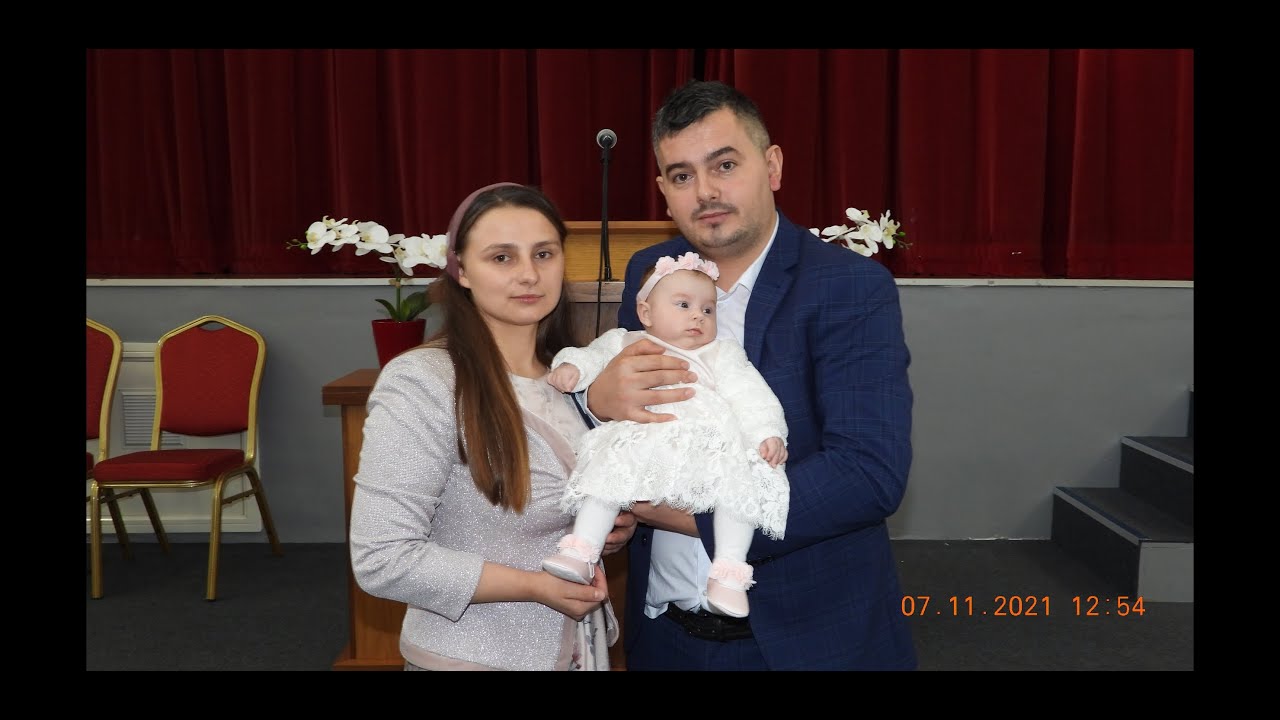 Biserica Penticostală Maranata - Londra. Slujba de Binecuvântări copii. 07.nov.2021 @m.