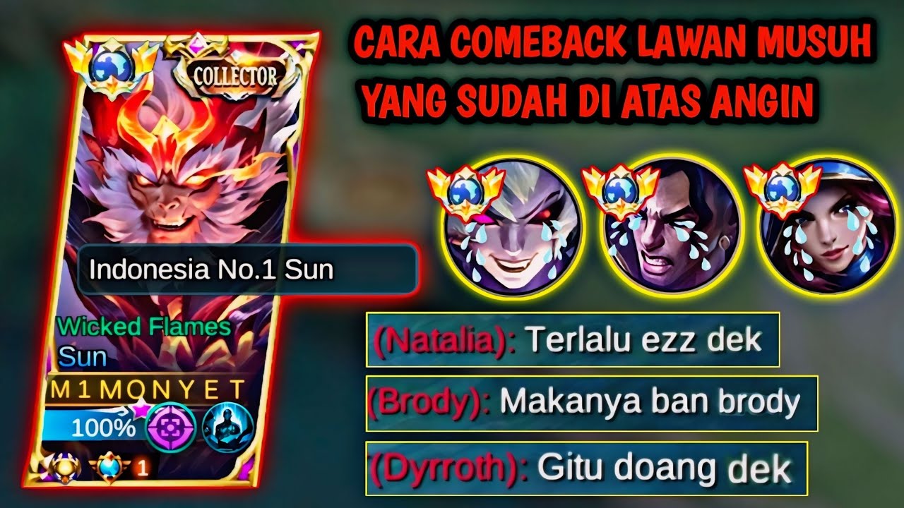 KETIKA MUSUH SUDAH MERASA PALING JAGO😱DISITULAH PEMBANTAIAN TERJADI | MOBILE LEGENDS
