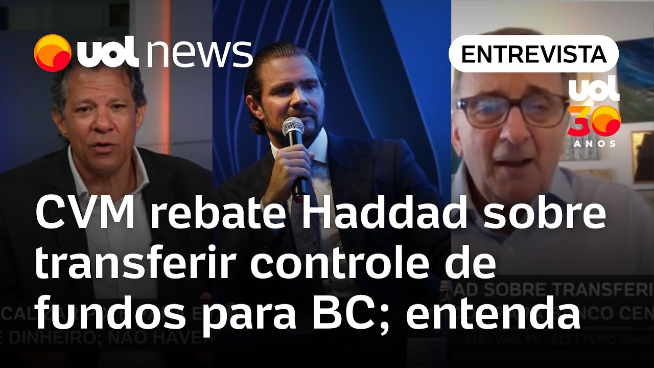 CVM rebate Haddad sobre transferir controle de fundos para o BC: 'Muda pouca coisa', diz economista
