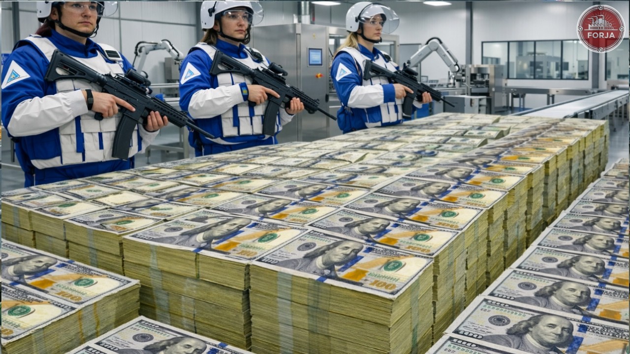 Dentro de la fábrica de fabricación del dólar: del diseño a la producción (proceso completo)