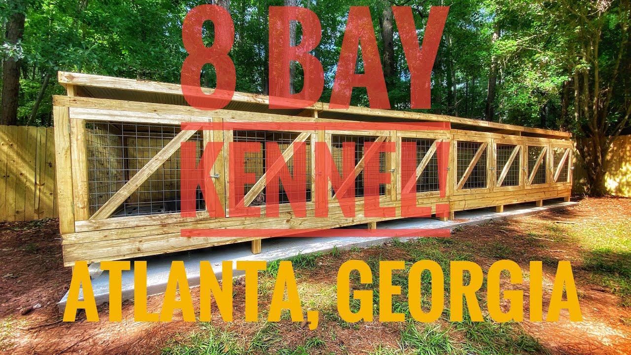 BEST/NEW DESIGN | HOW TO | 8 BAY KENNEL | Full Build & Assembly Video | Best Design Yet