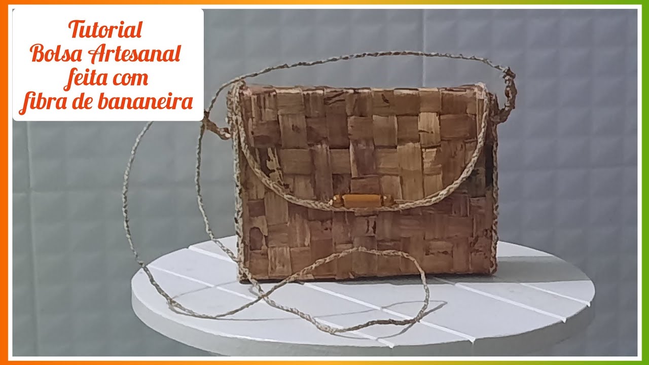 Bolsa 100% artesanal, linda, biodegradável e fácil de fazer.  ❤️ 🤍 🤎 💙 💚 🧡 ❤️  Gratidão!