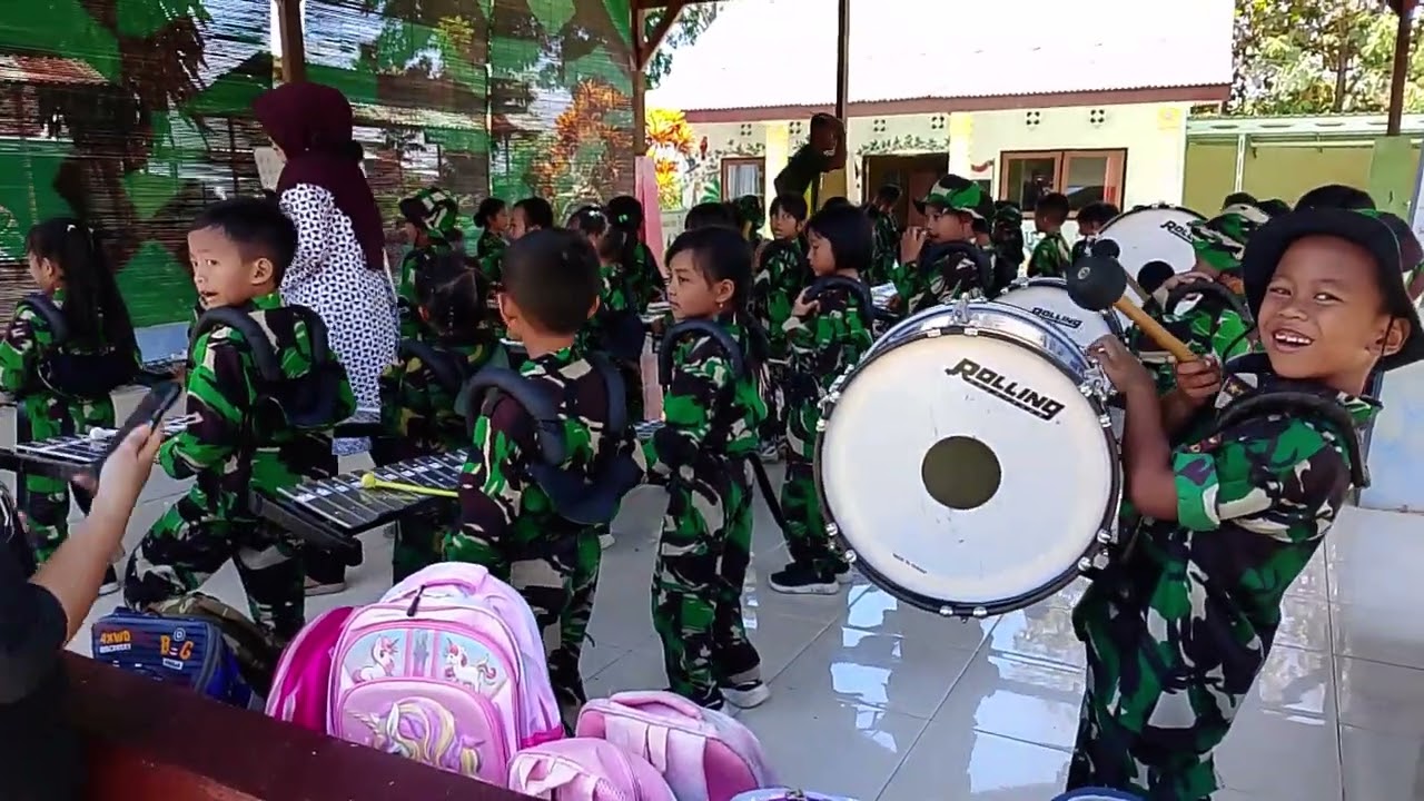 Drumband TK Kartika VIII-43 PUSDIK ARHANUD. Hari Rabu 1 Oktober 2025