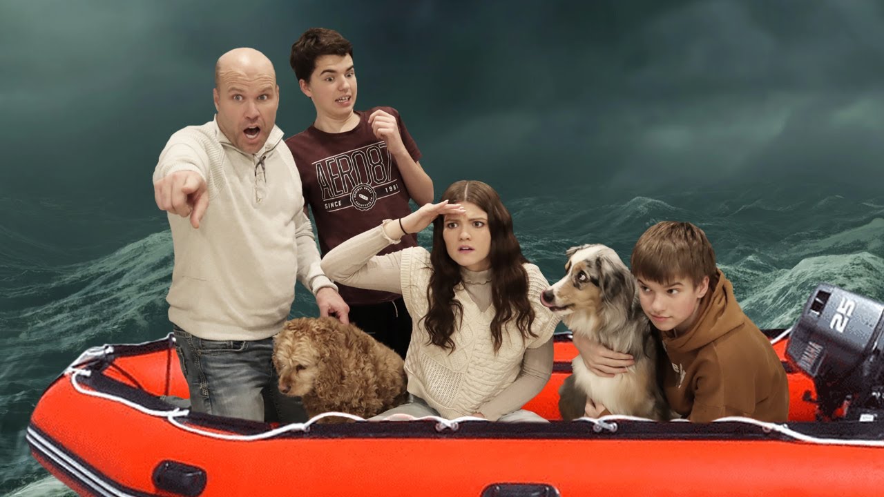 Working Together As A Family To Survive At Sea! Winter Survival Challenge 3