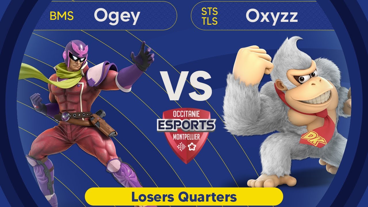 OES Montpellier Smash - Losers Top 8 - Oxyzz (Donkey Kong) Vs. Ogey (Captain Falcon)