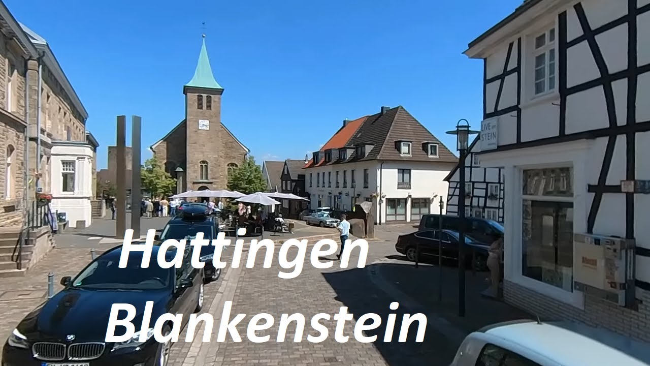 Das Ruhrgebiet zu Fuß und von oben:(Burg Blankenstein)Hattingen grenzt an Essen,Bochum,Wuppertal