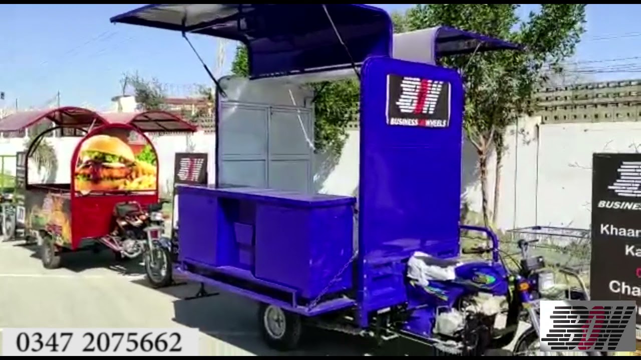 Trendy & Beautiful Food Truck/Food Carts by BOW- Business On Wheels, Karachi, Pakistan. 0347 2075662