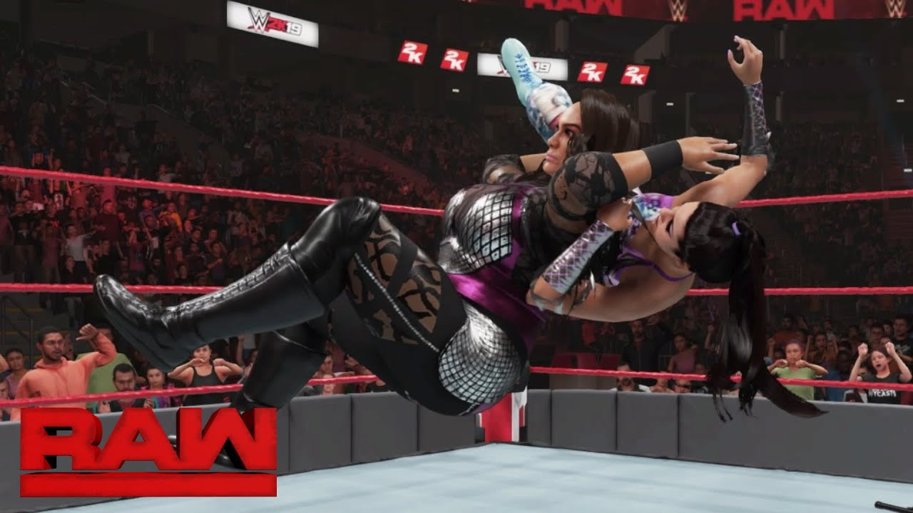 WWE 2K19 RAW Bayley vs Nia Jax: April 1, 2019