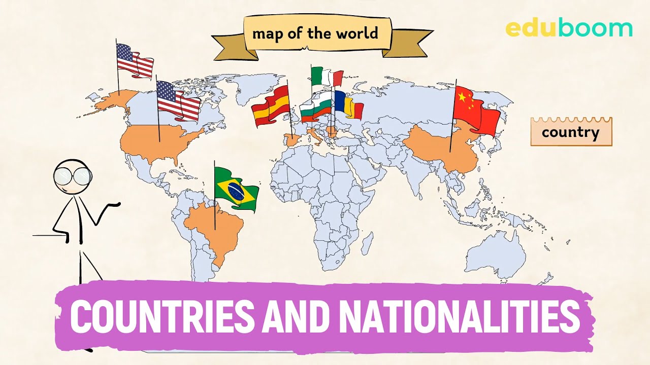 Countries and nationalities :: Ingl&eacute;s en ingl&eacute;s - Principiantes