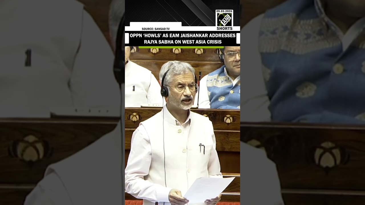 EAM Jaishankar addresses Rajya Sabha on West Asia crisis amid massive ruckus by opposition