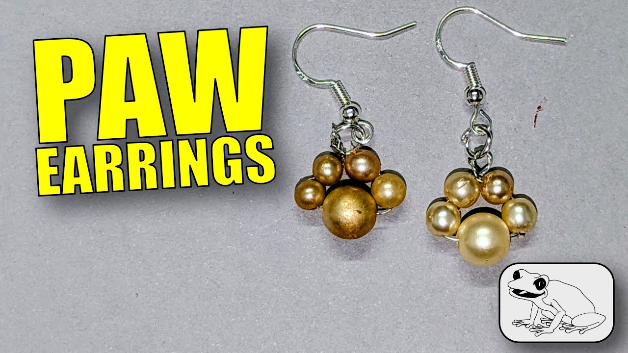 Easy DIY Pet Paw Earrings 🐾 | Beginner Friendly Handmade Jewellery Tutorial