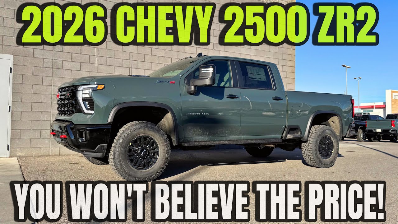 2026 Chevy Silverado 2500 ZR2: The Most Affordable Truck EVER!!!