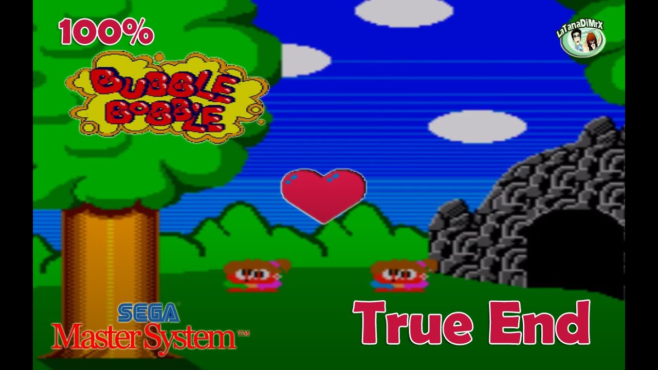 Bubble Bobble 100% True End Sega Master System Longplay [HD]