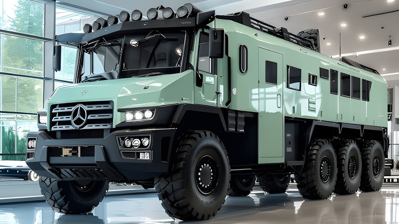 Mercedes ZETROS 8&times;8 Apocalypse Camper 2026 года &ndash; идеальная машина для выживания вдали от цивилиз...