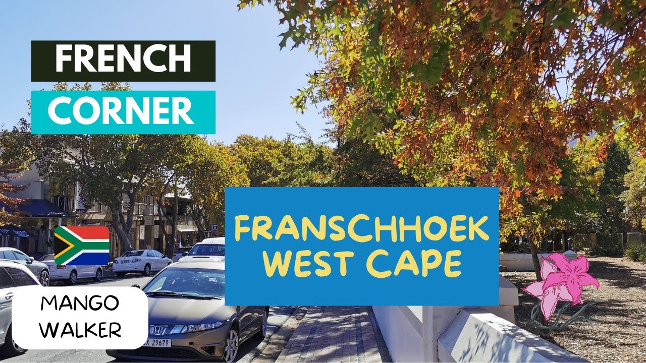 The most beautiful town in West Cape, South Africa. French Huguenots settlers.