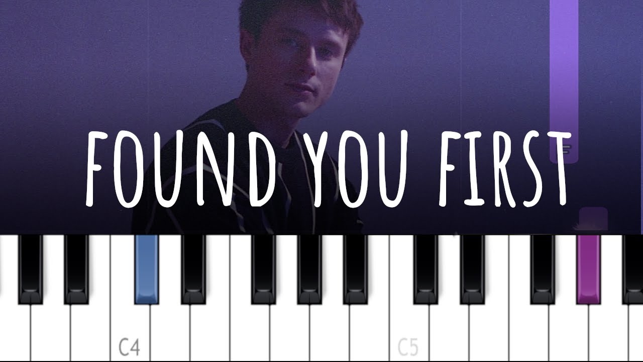 Found You First ~ Alec Benjamin (piano tutorial)