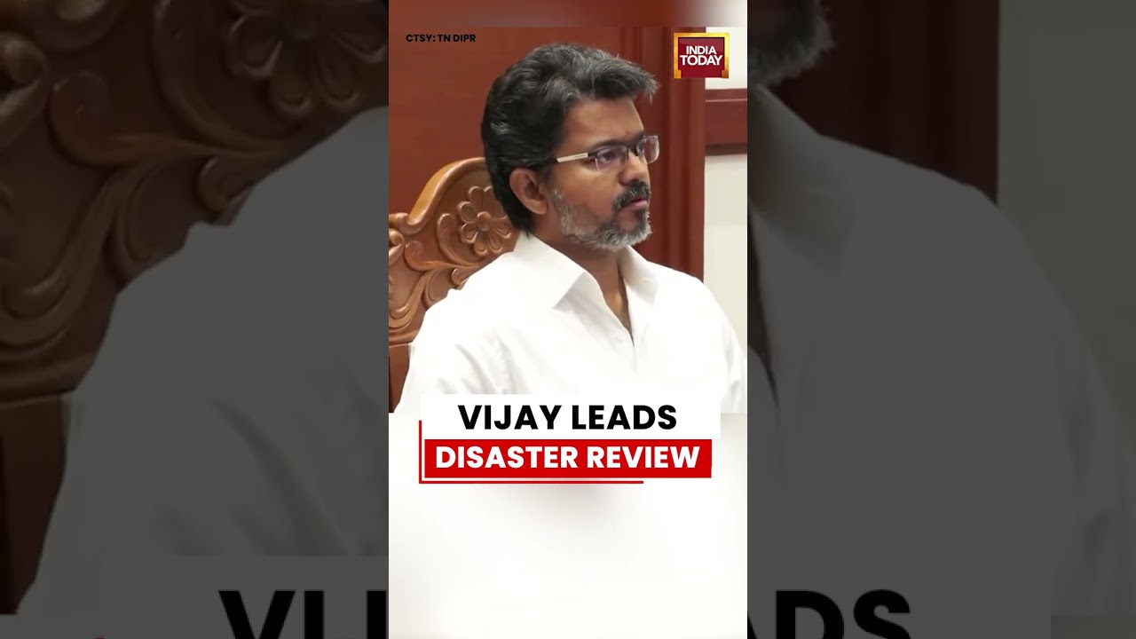 Vijay News: Vijay Leads Disaster Review Meeting in Tamil Nadu on Preparedness and Response #vijay