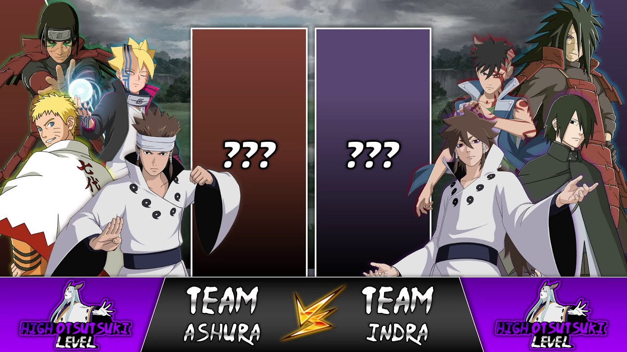 Naruto, Boruto, Hashirama, Asura VS Sasuke, Kawaki, Madara, Indra POWER LEVELS 🔥
