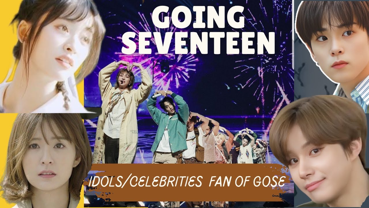 Idols/Celebs reaction to GOING SEVENTEEN👥🌌😎