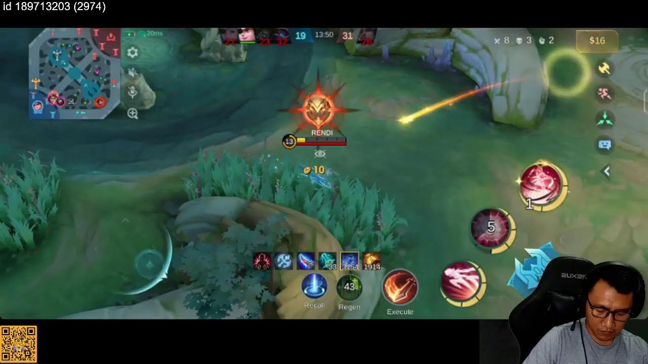Live Stream Kiyay Rendi mobile legend//open mabar MANIAC