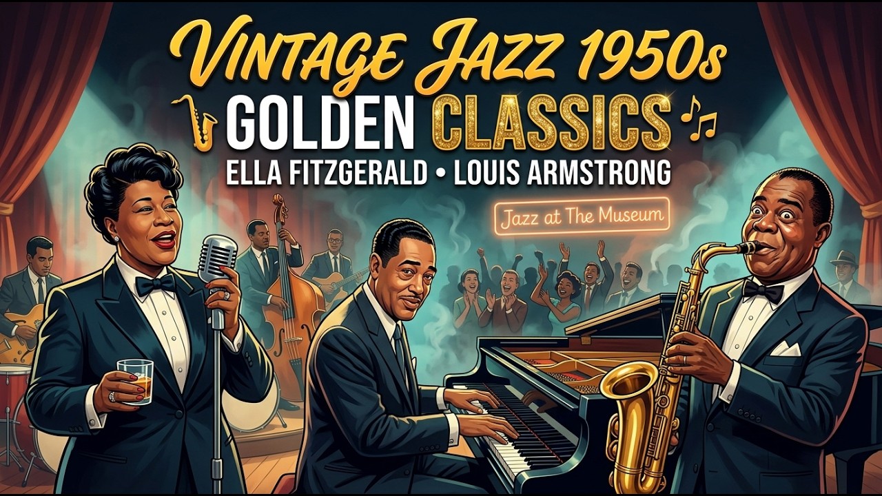 🏛️ 2026 獨享博物館之夜 | Jazz at The Museum | Ella Fitzgerald & Louis Armstrong | 歌曲 经典 沉浸式體驗 🎧