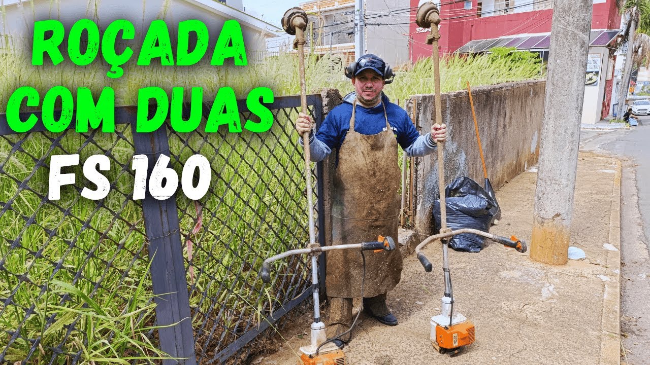 Roçada Completa com Duas FS 160 | Dia Dia Do Jardineiro!