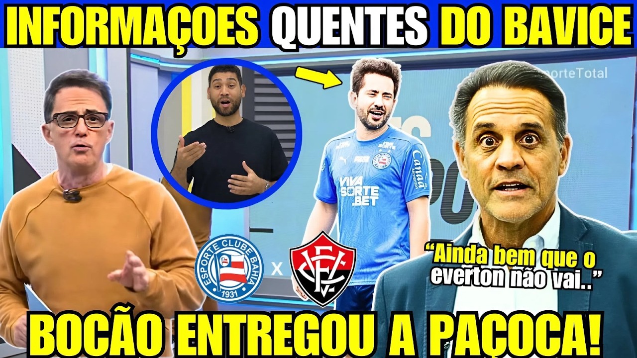 JOGOU A  TOLHA BOCÃO CITA NOMES DE TREINADOR  EM CASO DE DERROTA NO BAVI E TUDO DE BAHIA VS VITORIA