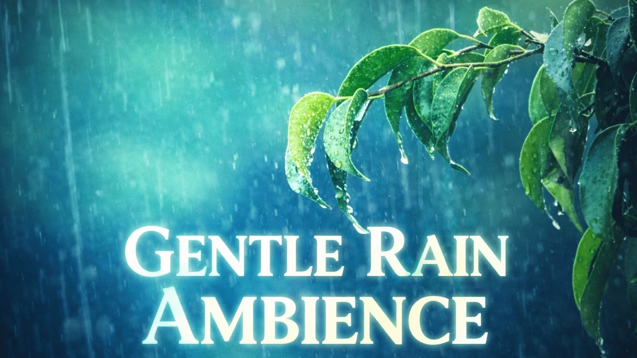 Gentle Rain Falling 🌿 | Relaxing Rain Sounds for Sleep & Stress Relief